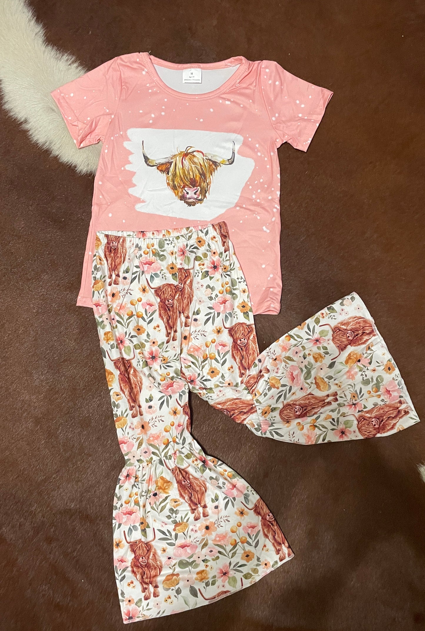 Short sleeve top and bottom