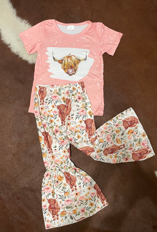 Short sleeve top and bottom